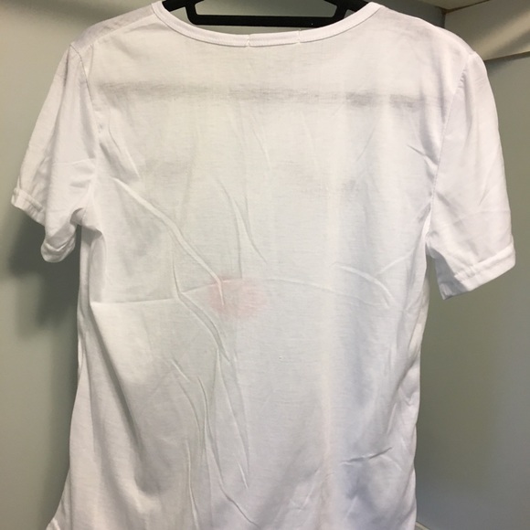 Cotton White Tshirt with Print - Picture 4 of 4
